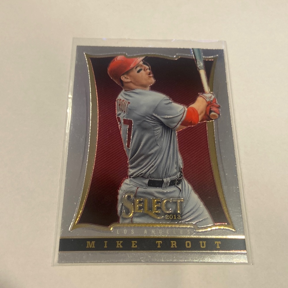 2013 MLBPA Panini Mike Trout Baseball Card #22